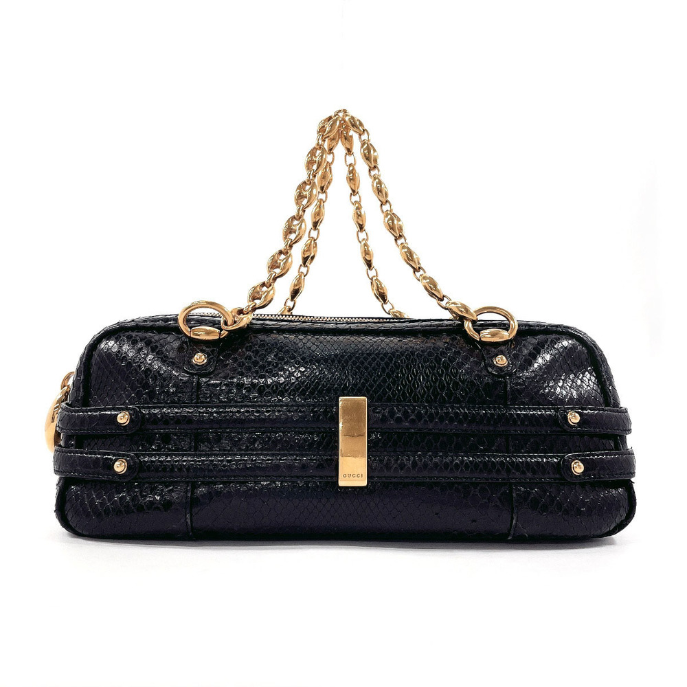 Gucci Isetan Collaboration Handbag Python 120th B… - image 3